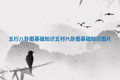 五行八卦图基础知识 五行八卦图基础知识图片