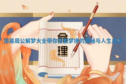周易周公解梦大全带你探索梦境的奥秘与人生启示