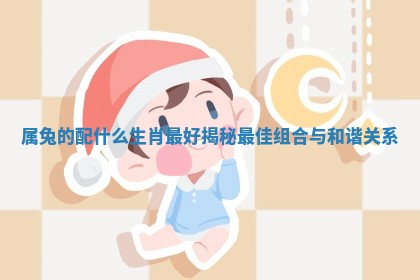 属兔的配什么生肖最好揭秘最佳组合与和谐关系