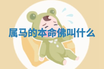 属马的本命佛叫什么