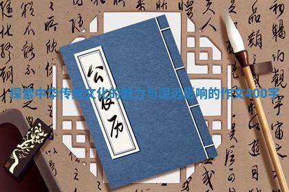 探索中华传统文化的魅力与深远影响的作文400字